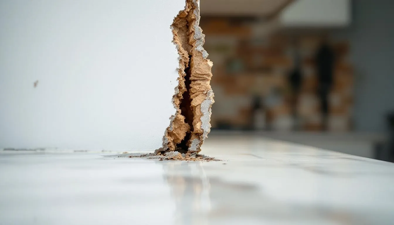 Countertop Separation from Wall in Manor